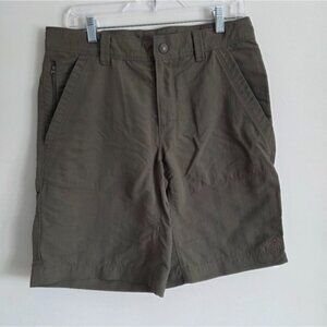 THE NORTH FACE | olive green nylon hiking shorts Mens Sz 32